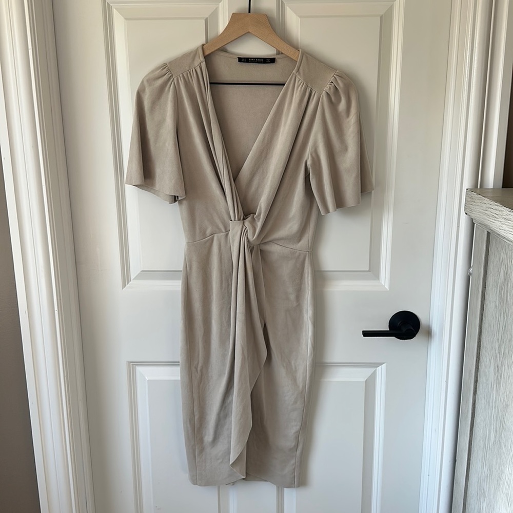 Zara size Small suede dress